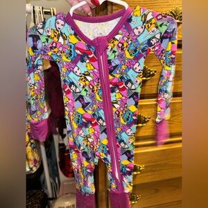 KPOP bamboo zip pajama